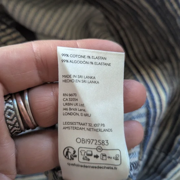 💙 Pilcro Striped Denim Top - Picture 4 of 7